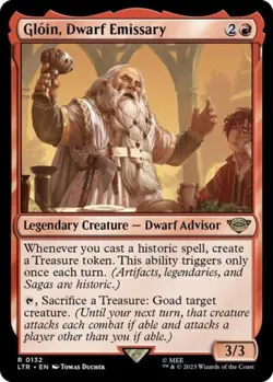 Gloin, Dwarf Emissary - Near Mint MTG - Image 1