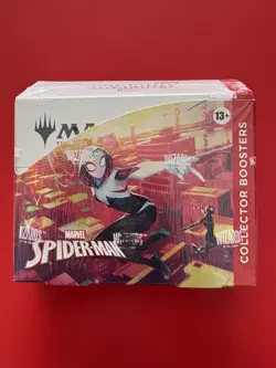 Magic The Gathering MTG Marvel Spider-Man Collector Booster Box Sealed 12 Packs - Image 1