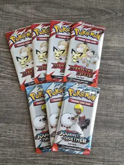 2025 Pokemon Calendar Promo 8 Cards + Destined Rivals/Journey Together fun packs - Image 4