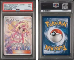 PSA 9 Pokemon Sun and Moon Lillie's Full Force (Full Art) #230 Cosmic Eclipse - Image 2
