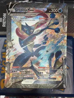 Pokemon Greninja V Union SWSH155 Oversize Jumbo Official Promo Near Mint - Image 1