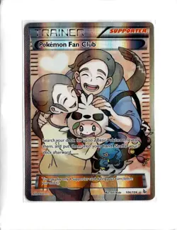 Pokemon TCG Pokemon Fan Club (Full Art) Ultra Rare XY Flashfire 106/106 - Image 1