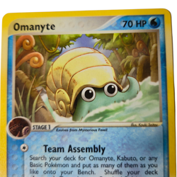 Pokemon Omanyte Sandstorm SS 70/100 Non-Holo Common LP - Image 2