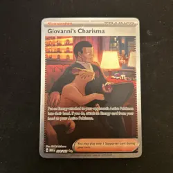 2023 Pokemon 151 MEWen Giovanni's Charisma 207/165 - Secret Art Rare SAR - Image 1