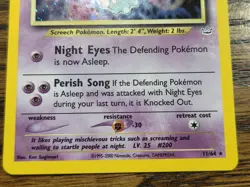 Pokemon Wotc Neo Revelation # 11/64 Holo Misdreavus M/NM - Image 4