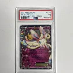 2016 POKEMON GENERATIONS SYLVEON EX #RC21 RADIANT HOLO PSA 7 NM #116891386 - Image 2