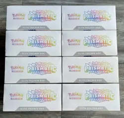 Pokemon Prismatic Evolutions ETB Elite Trainer Box TCG SV8.5 (LOT 8x) SEALED NEW - Image 3