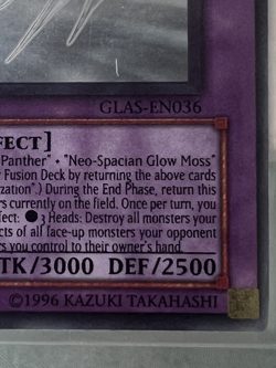 YuGiOh Rainbow Dragon Misprint Incorrect Name Ghost Rare 1st Edition NM - Image 4