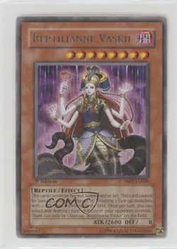 Reptilianne Vaskii (Rare) 1st Ed. YuGiOh Absolute Powerforce #ABPF-EN018 2010 - Image 1