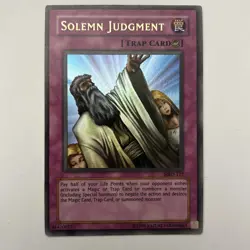 Yugioh!OG LP Solemn Judgment - MRD-127 - Ultra Rare - Unlimited Edition Lightly - Image 1
