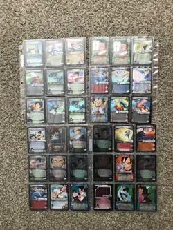 Dragon Ball Z CCG Score 36 Card Lot- All Vegeta - Image 1