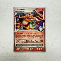 Charizard G LV.X DP45 Diamond & Pearl Black Star Promo Holo Pokemon Card NM - Image 1