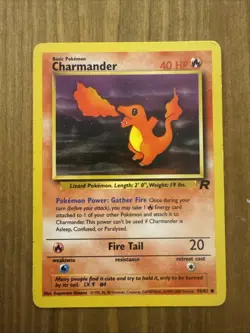 Pokemon TCG - Charmander -Team Rocket Series 50/82 Common Card - Image 1