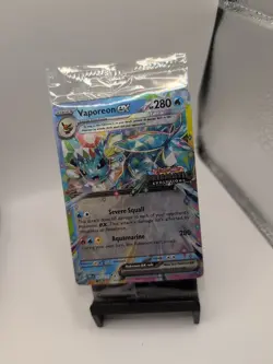 Pokemon TCG Prismatic Evolutions Vaporeon ex 23/131 Stamped Promo Card NM Sealed - Image 1