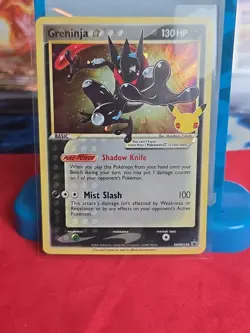 Greninja Gold Star SWSH144 Sword & Shield Promo Card Holo Celebrations - Image 1