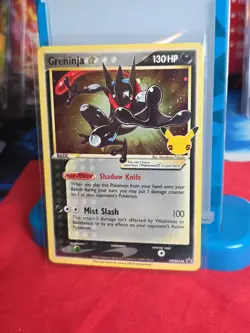 Greninja Gold Star SWSH144 Sword & Shield Promo Card Holo Celebrations - Image 2