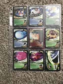Dragon Ball Z CCG Score 9 Card Lot- All Foil Broly Subset - Image 1
