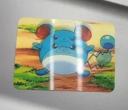 Pokemon 1998 Marill: 3D Motion PROMO Card LENTICULAR Viz Video RARE - Image 2