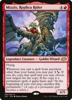 MTG Mizzix, Replica Rider NM Jumpstart 2022 J22 Magic Gathering card - Image 1
