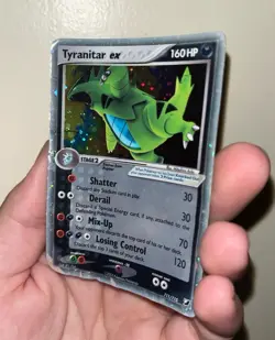 Pokemon Tyranitar EX 2005 Holo TCG Card Unseen Forces 111/115 - Image 4