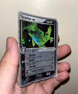 Pokemon Tyranitar EX 2005 Holo TCG Card Unseen Forces 111/115 - Image 5