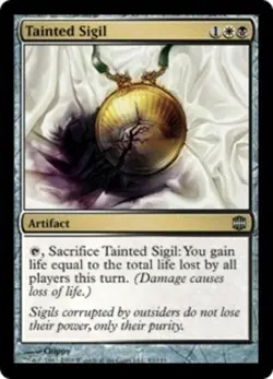 MTG magic cards 1x Tainted Sigil - Foil Alara Reborn NM-Mint, English - Image 1