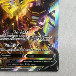 Jolteon v SWSH183 Holo Sword & Shield Promo Card LP+ - Image 4