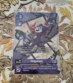 Digimon Card Game Impmon ST14-02 EX10 Legend Pack Promo Sinister Order - Image 1