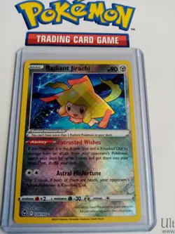 Radiant Jirachi 120/195 - Holo Rare - Silver Tempest - Pokemon Card - MINT - Image 1