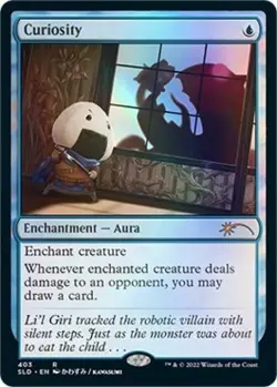MTG English Curiosity NM Foil Secret Lair - Image 1