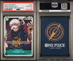 TRAFALGAR LAW ST02-009 SR SUPER PRE-RELEASE PSA 10 GEM MINT, 2022 ONE PIECE CARD - Image 5