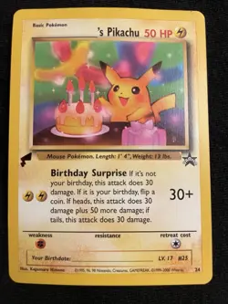 🔥 Rare Vintage Pikachu Pokemon Promo Card Collection - Multilingual - 1999/2000 - Image 1