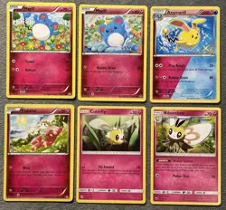 Fairy Type Pokemon Cards Lot Discontinued Type! Marill Azumarill Ribombee +++ - Image 1
