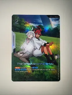 Gundam Card Game The Witch And The Bride GD01-117 R+ English Alt Art TCG CCG - Image 1