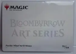 Psychic Whorl Art Card (Gold-Stamped Signature) Art Series: Bloomburrow 15/54 - Image 2