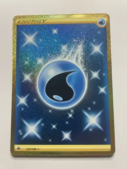 Water Energy 231/198 Chilling Reign Holo TCG Pokemon Card Secret Rare - Image 1