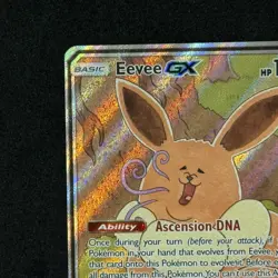2019 Pokemon EEVEE GX Holo SM233 Sun & Moon Back Star Promo Textured Alt Card NM - Image 4