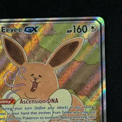 2019 Pokemon EEVEE GX Holo SM233 Sun & Moon Back Star Promo Textured Alt Card NM - Image 5