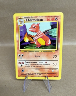 Charmeleon 24/102 Base Set - Uncommon Pokemon Card - WOTC Near Mint - Image 1