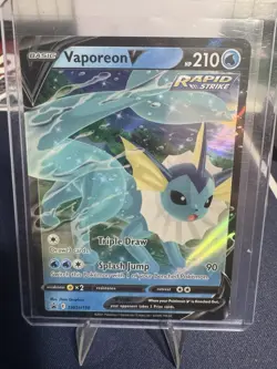 Vaporeon V SWSH150 SWSH: Sword & Shield Promo Cards Holo NM - Pokemon TCG - Image 1