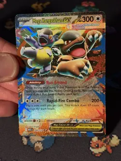 Pokemon Cards Mega Kangaskhan ex 104/132 Ultra Rare Mega Evolution - (NM) - Image 2