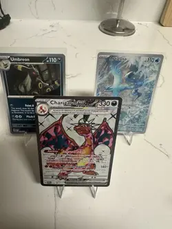 TCG Pokemon Card Lot (3) Charizard Ex Umbreon Articuno - Image 1