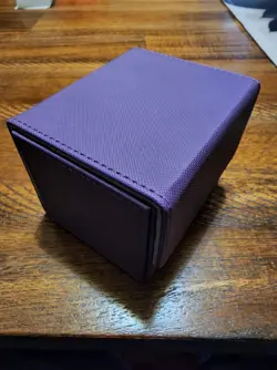 MTG PURPLE FLIP 100 CARD DECK BOX Card store Case mtg. - Image 1