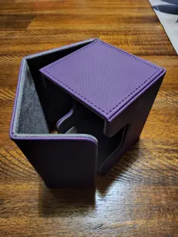 MTG PURPLE FLIP 100 CARD DECK BOX Card store Case mtg. - Image 2