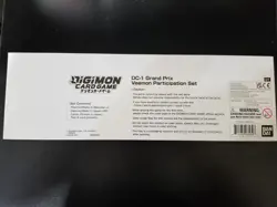Digimon Card Game DC-1 Grand Prix Veemon Participation Set Sealed - Image 1
