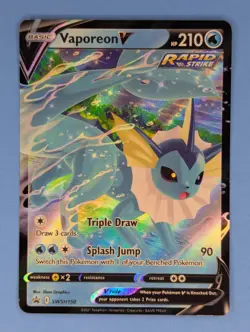 Vaporeon V - SWSH150 Pokemon TCG Promo SWSH: Sword & Shield Promo Cards NM - Image 1