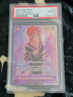 Mr. 2. Bon. Kurei (Bentham) - PSA 10 - EB01-061 - Graded Alt One Piece Card - Image 2