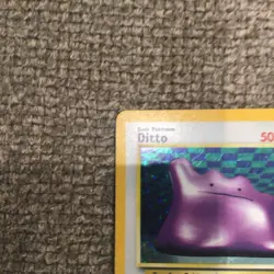 Ditto 3/62 Fossil WOTC Unlimited Pokemon Trading Card Holo Rare - Image 2