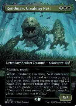 NM - Rendmaw, Creaking Nest (Borderless) M Commander: Duskmourn: House of Horror - Image 1