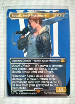 Squall, SeeD Mercenary (Borderless) NM Final Fantasy Regular - Image 1